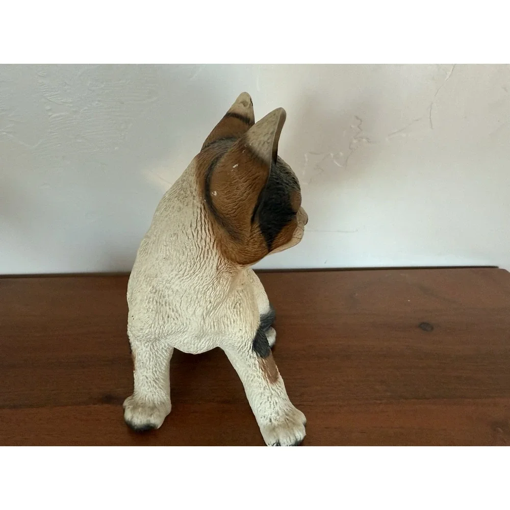 Cat Figurine House of Global Art Hand Painted Japan 6 Inches Tall